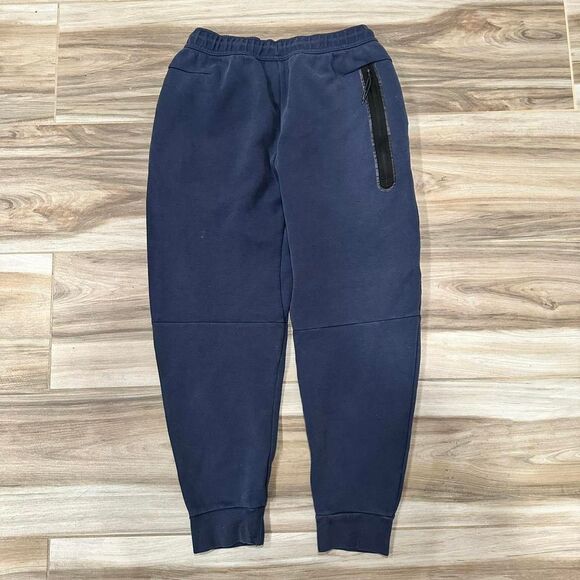 navy blue nike tech fleece sweatpants - Picture 2 of 4